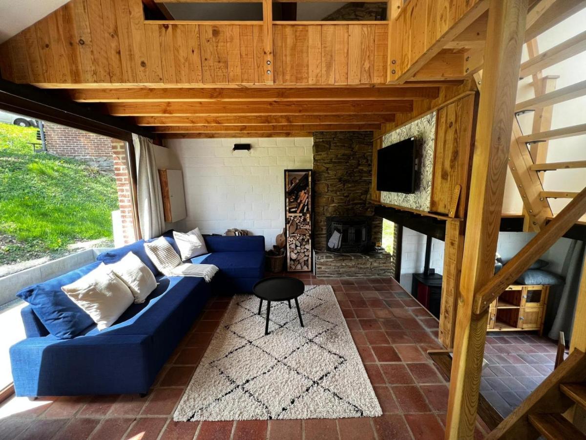 La Cabane D'Helie - Cottage En Pleine Foret - Domaine Du Bonsoy Hastiere-par-dela Esterno foto